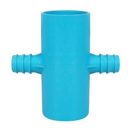 สี่ทางเกษตรลด PVC TOWAI 1 1/2 นิ้วX25 มม. สีฟ้า_1