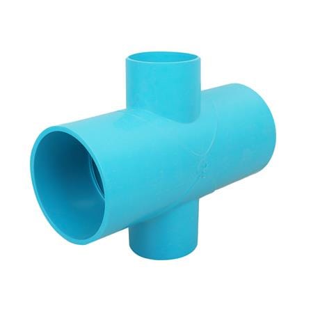 สี่ทางเกษตรลด PVC TOWAI 3 นิ้วX2 นิ้ว สีฟ้า