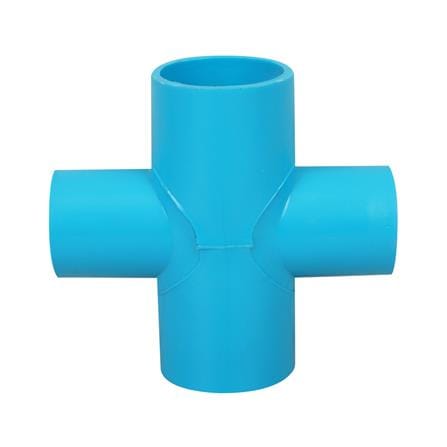สี่ทางเกษตรลด PVC TOWAI 1 นิ้วX3/4 นิ้ว สีฟ้า_1