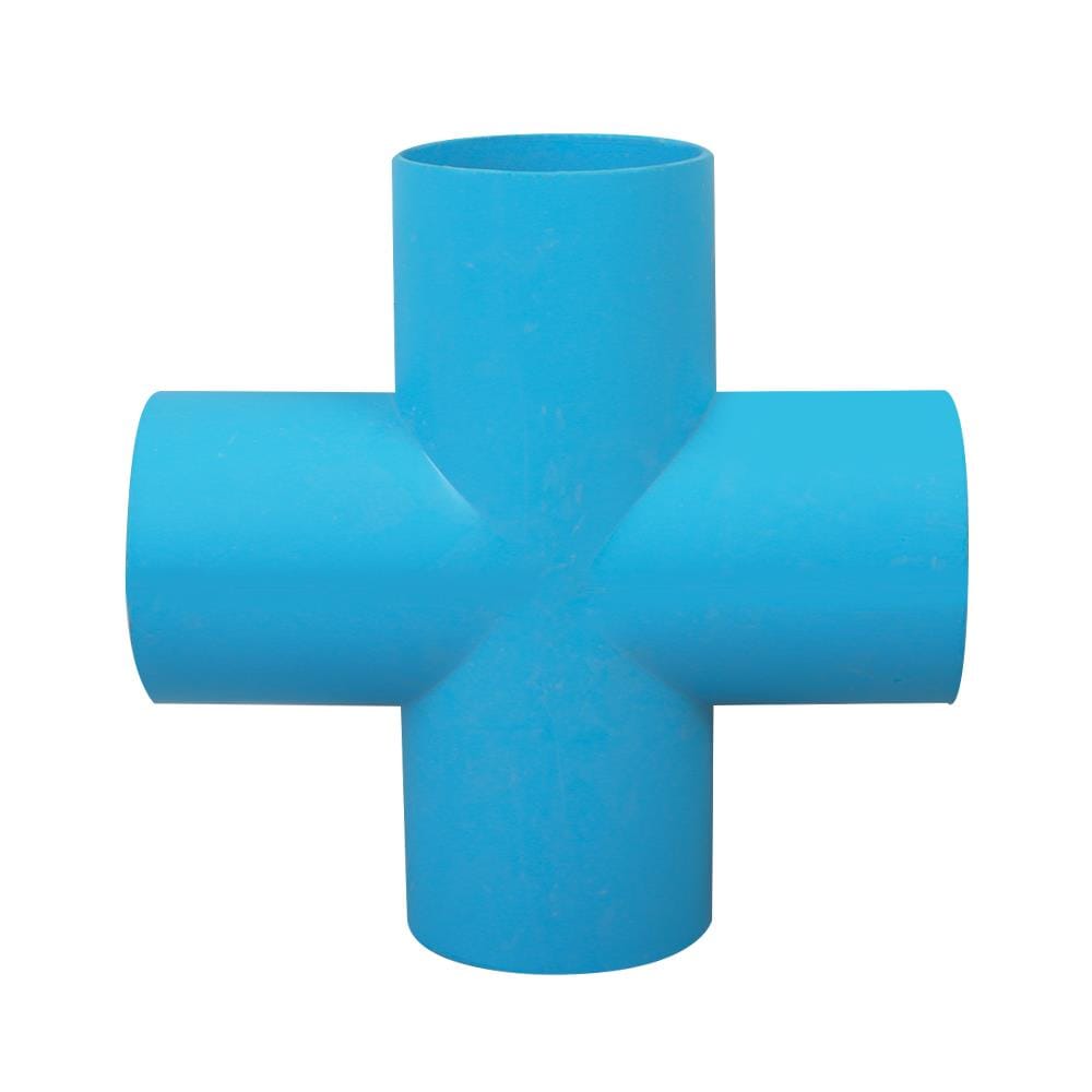 สี่ทางเกษตร PVC TOWAI 2 นิ้ว สีฟ้า