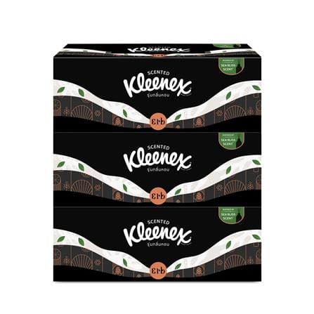 กระดาษเช็ดหน้า KLEENEX SCENTED 120 แผ่น แพ็ก 3 ชิ้น_0