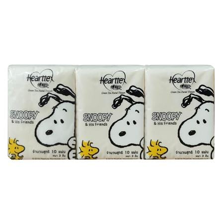 กระดาษเช็ดหน้า พิม SNOOPY 10 แผ่น แพ็ค6_0