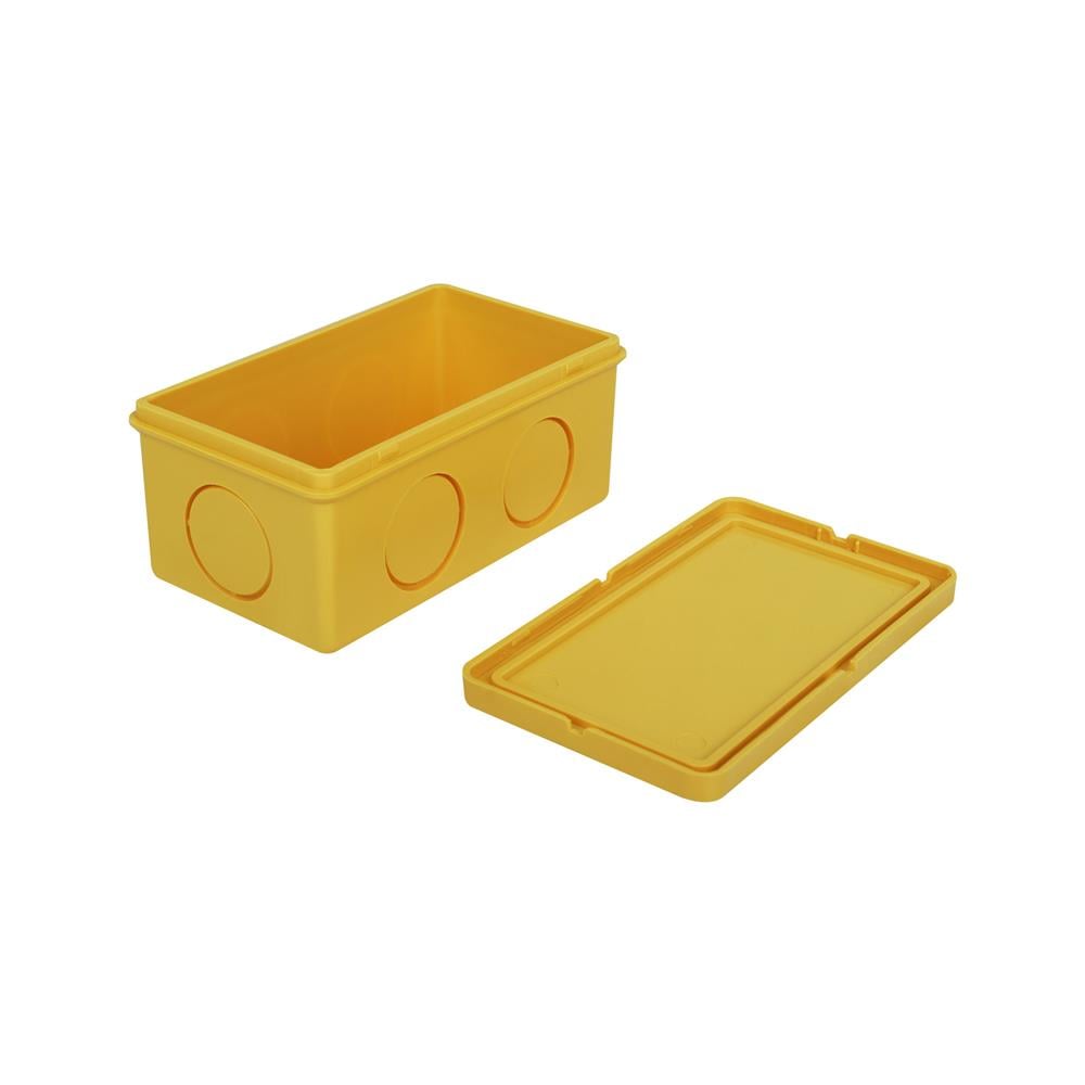กล่องพักสาย ELITE 2X4 นิ้ว สีเหลือง