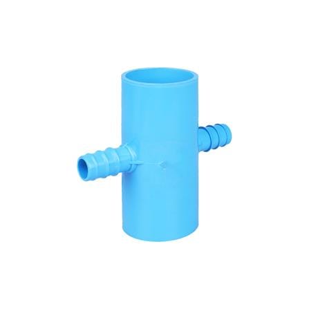 สี่ทางเกษตรลด PVC TOWAI 1 1/2 นิ้วX20 มม. สีฟ้า_0