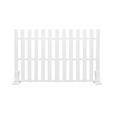 รั้วไม้เต็งตั้งพื้น ME LIVING GARTENE 100X60 ซม. สีขาว_1