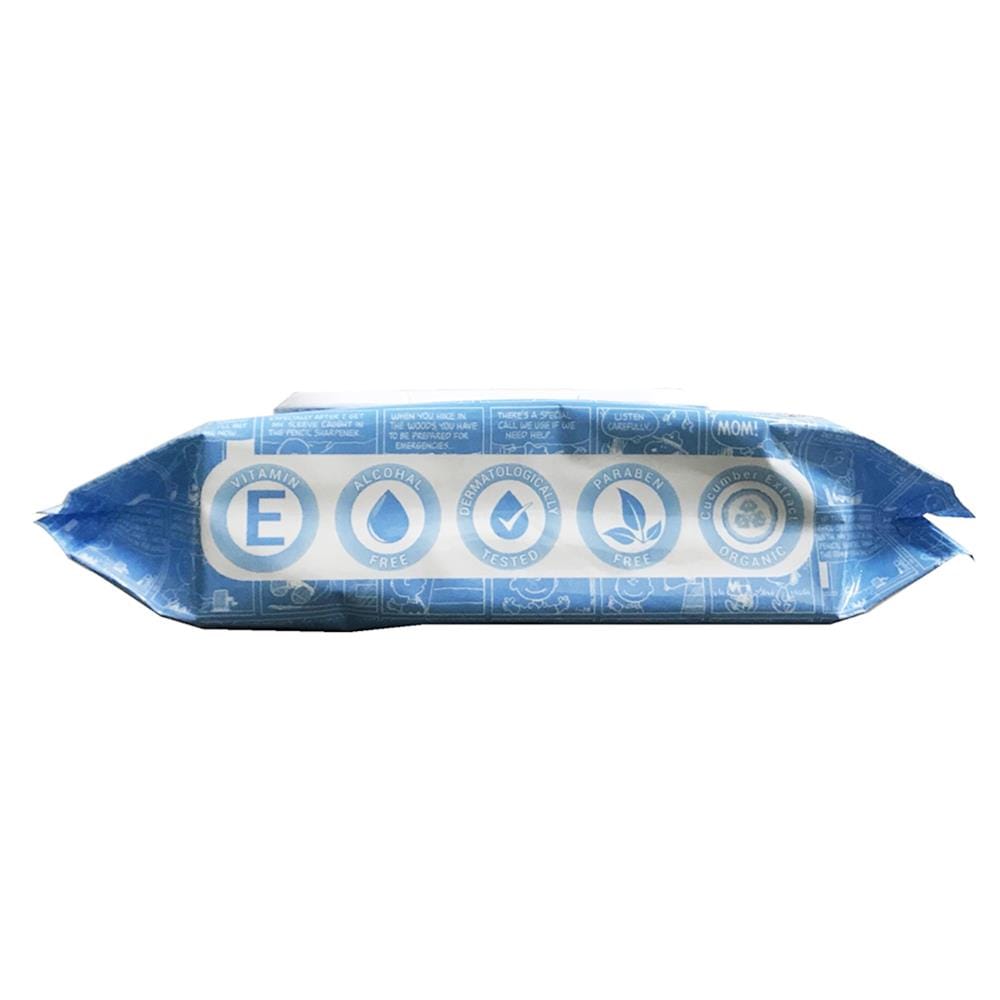 แผ่นเช็ดทำความสะอาดผิว SNOOPY BABY WIPES ไม่มีกลิ่น 80 แผ่น 1แถม1
