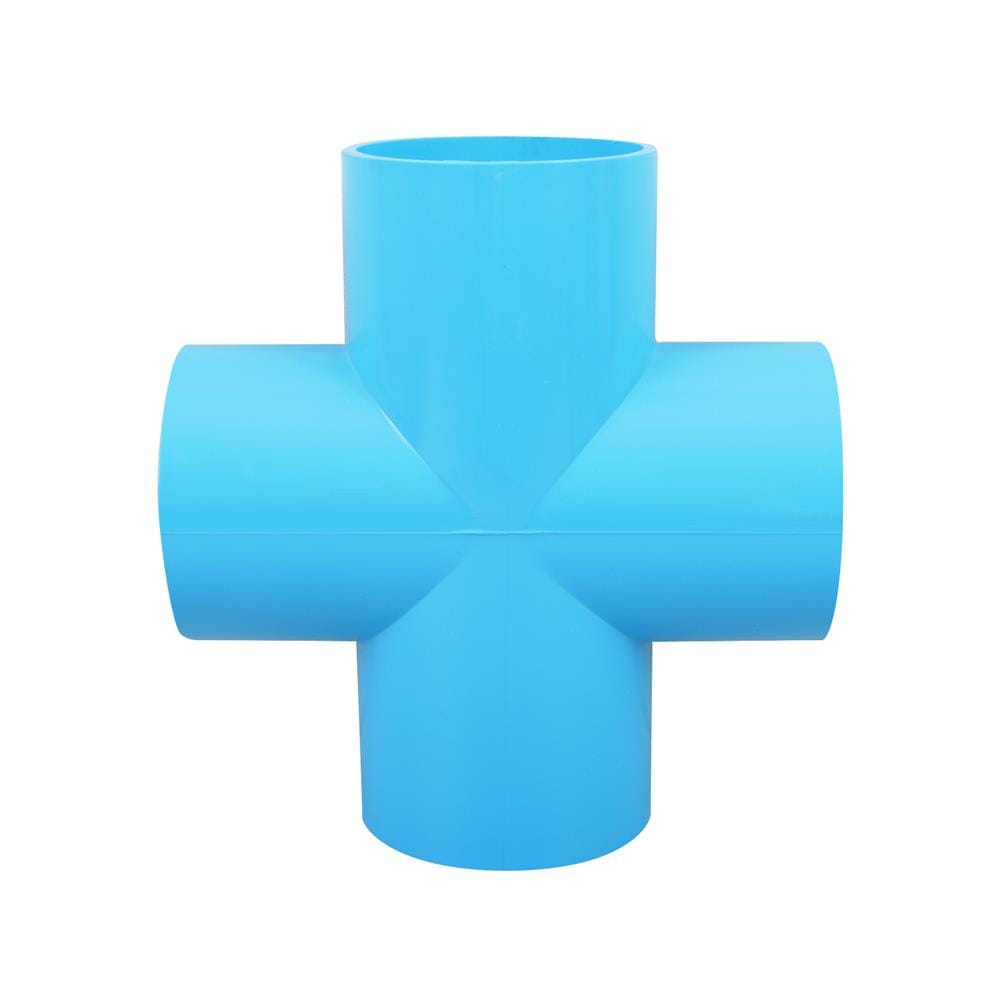 สี่ทางเกษตร PVC TOWAI 3 นิ้ว สีฟ้า