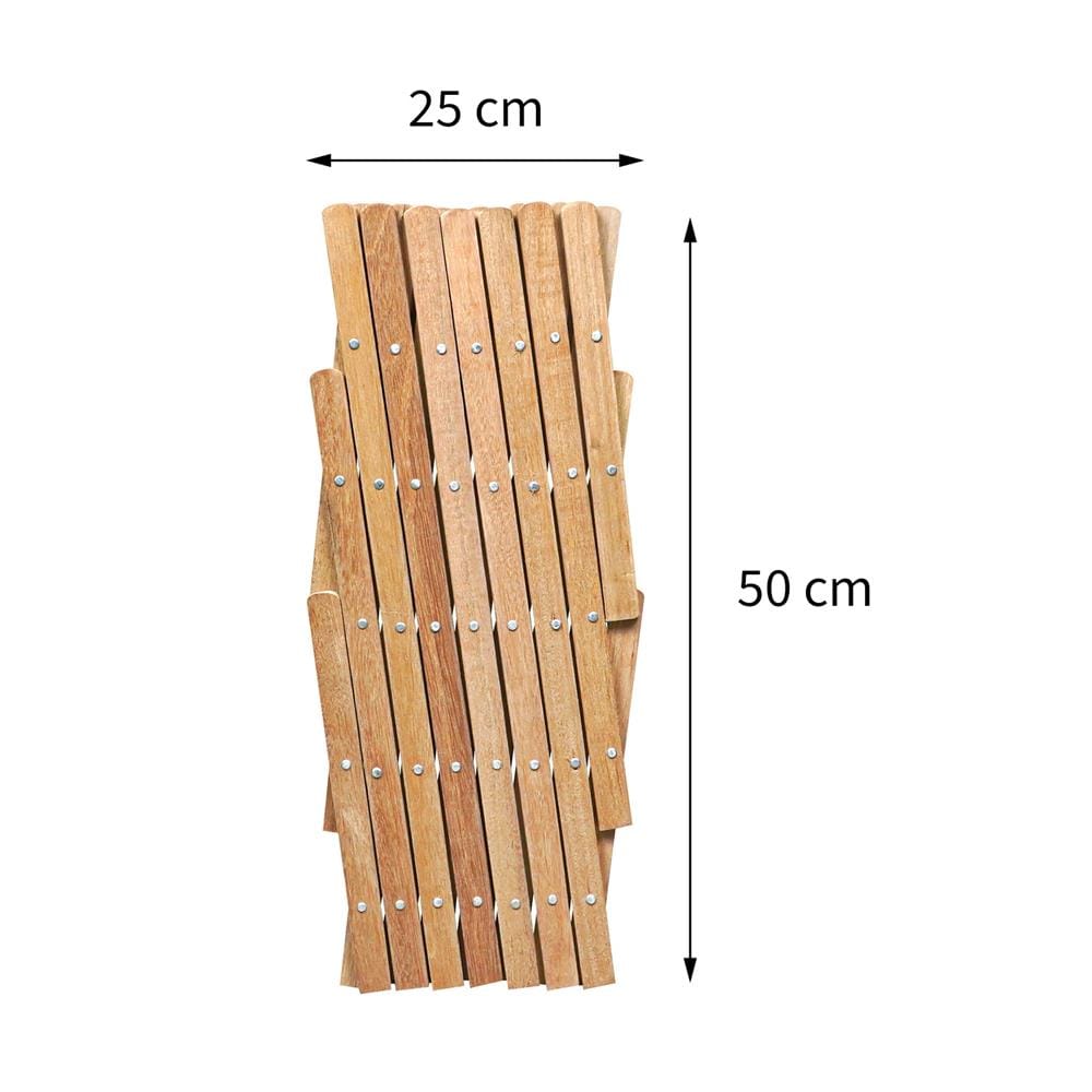 รั้วไม้ยืด-หด ME LIVING GARTENE 25x50 ซม. สีธรรมชาติ