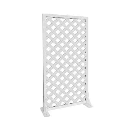 รั้วไม้ตั้งพื้น ME LIVING GARTENE 80x150 ซม. สีขาว_2