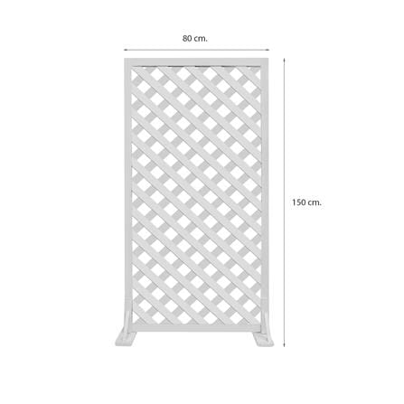 รั้วไม้ตั้งพื้น ME LIVING GARTENE 80x150 ซม. สีขาว_6