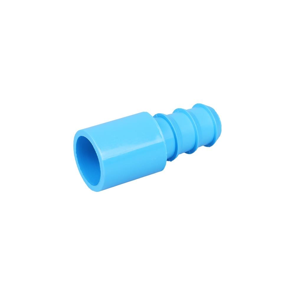 ข้อต่อตรงสวมท่อ PVC-PE TOWAI 1/2 นิ้ว X 25 มม. สีฟ้า แพ็ก 5 ชิ้น