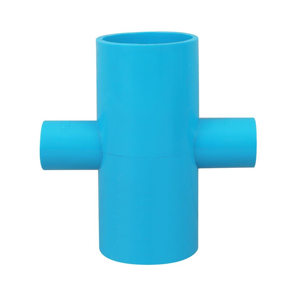 สี่ทางเกษตรลด PVC TOWAI 1 1/2 นิ้วX1/2 นิ้ว สีฟ้า