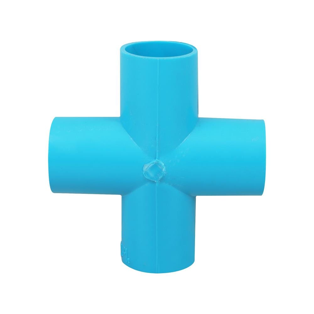 สี่ทางเกษตร PVC TOWAI 1/2 นิ้ว สีฟ้า