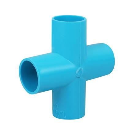 สี่ทางเกษตร PVC TOWAI 1/2 นิ้ว สีฟ้า_0