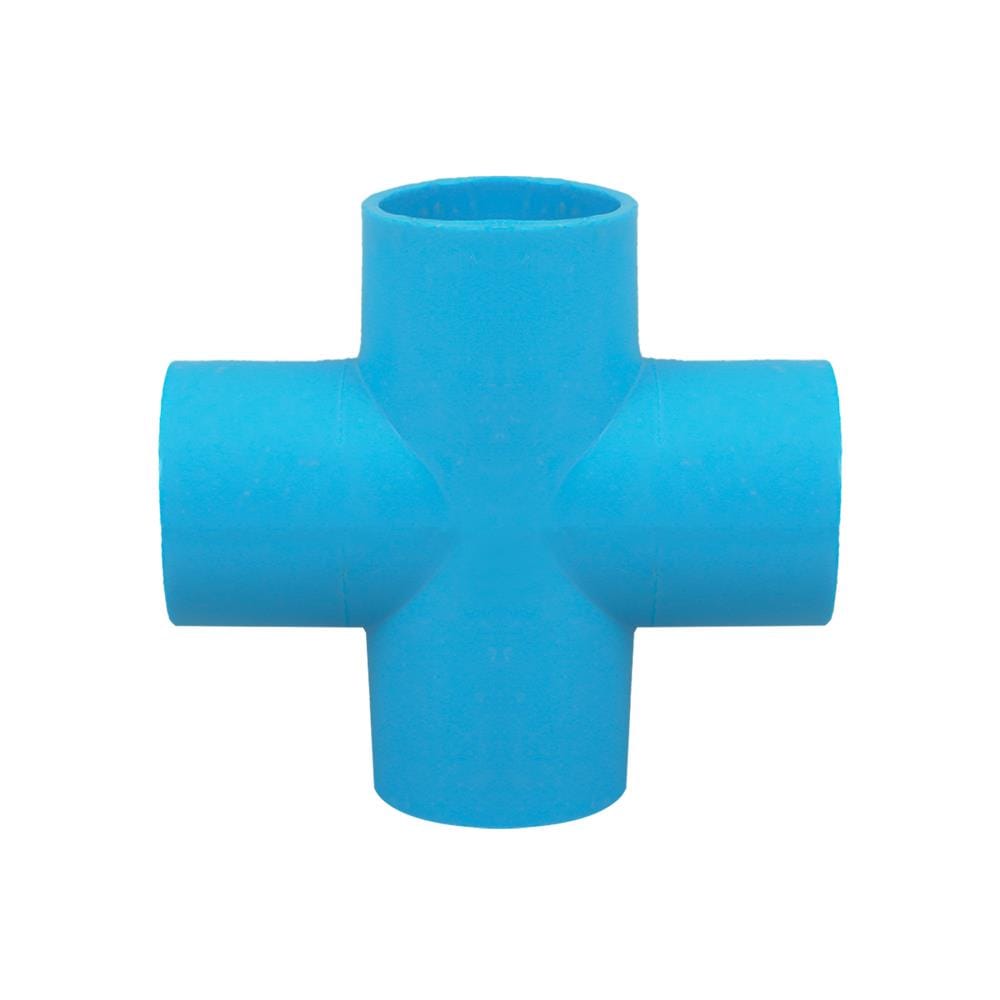 สี่ทางเกษตร PVC TOWAI 1 นิ้ว สีฟ้า