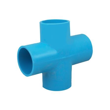 สี่ทางเกษตร PVC TOWAI 1 นิ้ว สีฟ้า