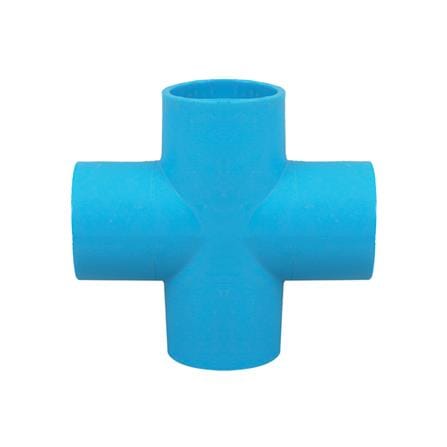 สี่ทางเกษตร PVC TOWAI 1 นิ้ว สีฟ้า_1