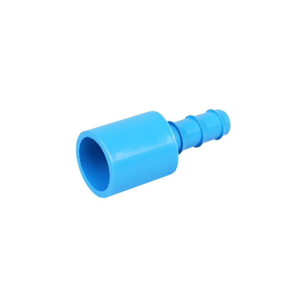 ข้อต่อตรงสวมท่อ PVC-PE TOWAI 1/2 นิ้วX16 มม. สีฟ้า แพ็ก 5 ชิ้น