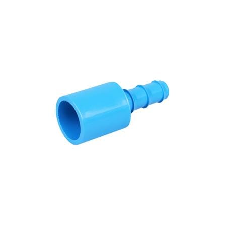 ข้อต่อตรงสวมท่อ PVC-PE TOWAI 1/2 นิ้วX16 มม. สีฟ้า แพ็ก 5 ชิ้น
