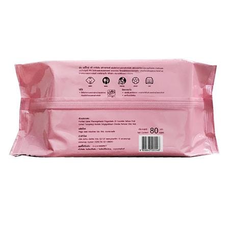 แผ่นเช็ดทำความสะอาดผิว SNOOPY BABY WIPES มีกลิ่น 80 แผ่น 1แถม1_2