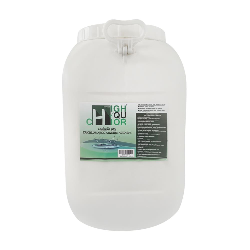 คลอรีนเกล็ด 90 เปอร์เซ็นต์ HIGHQUCHLOR 50 กก.