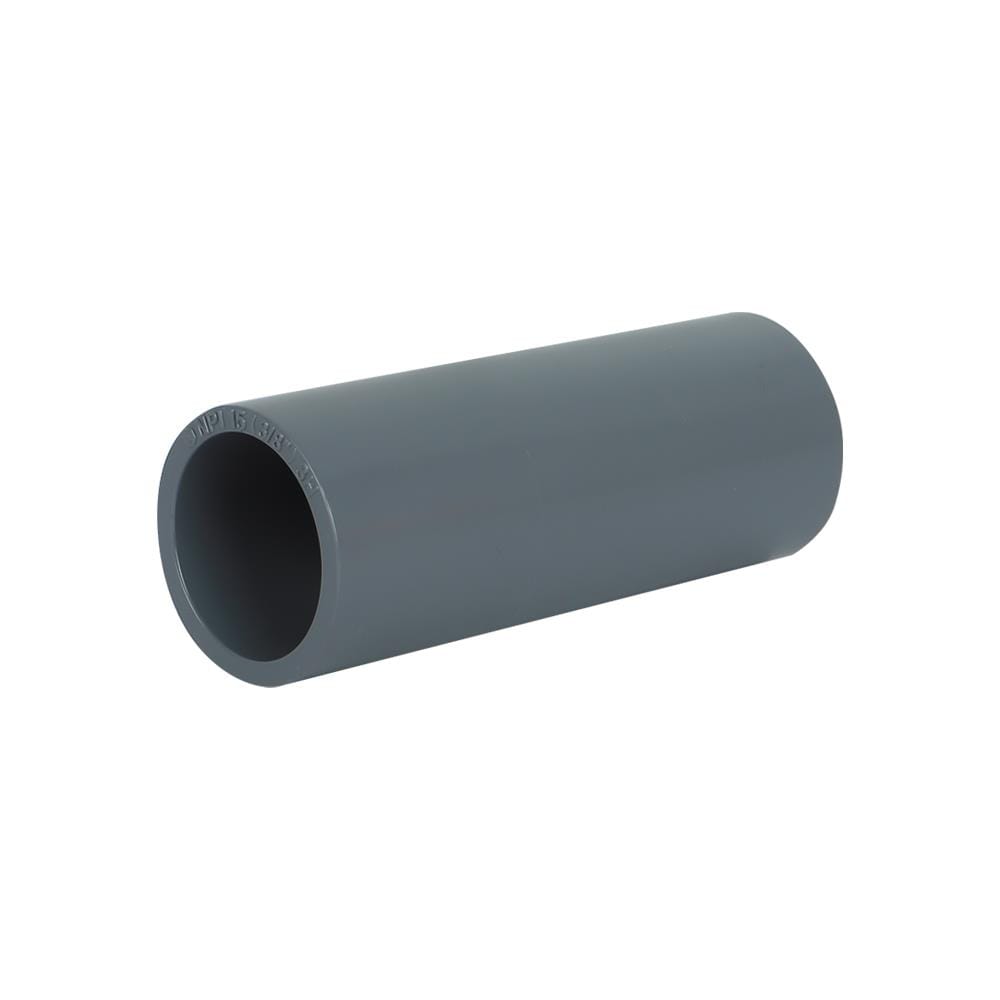 ข้อต่อตรง PVC SCG 3/8 นิ้ว สีเทา