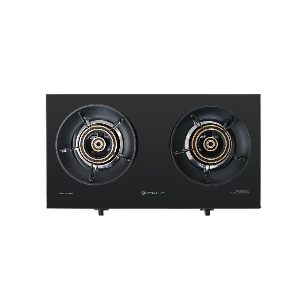 เตาแก๊สตั้งโต๊ะ 2 หัวแก๊ส DYNA HOME DF-7238-F