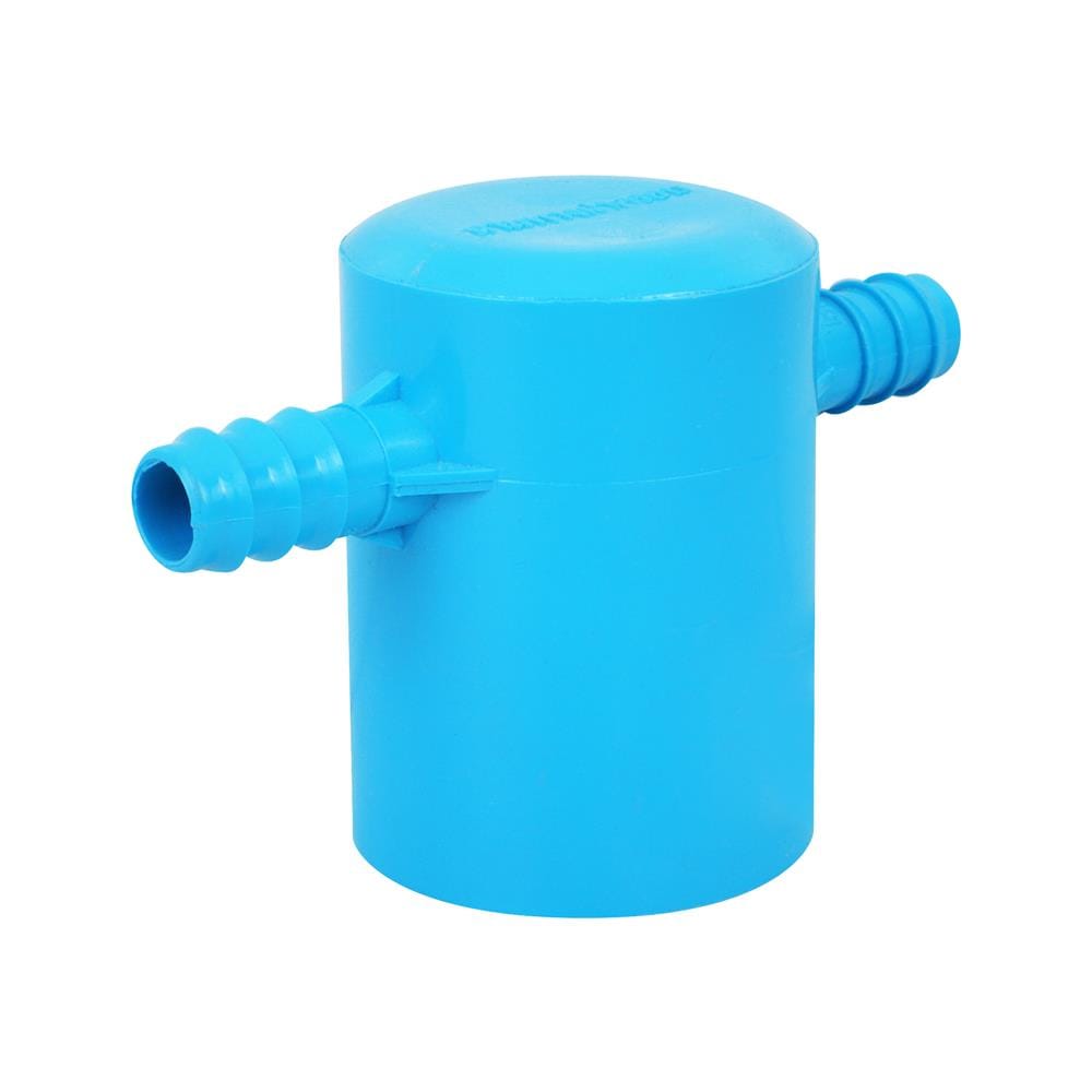 สามทางฝาครอบลดเกษตร PVC-PE TOWAI 2 นิ้วX20 มม. สีฟ้า