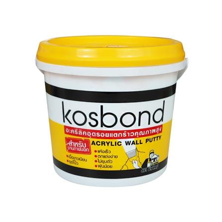 อะคริลิกอุดโป๊ว ช่างใหญ่ KOSBOND 3 กก. สีขาว_0
