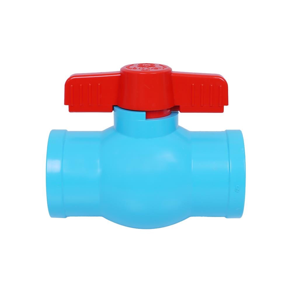 บอลวาล์ว PVC SCG 1 1/2 นิ้ว สีฟ้า