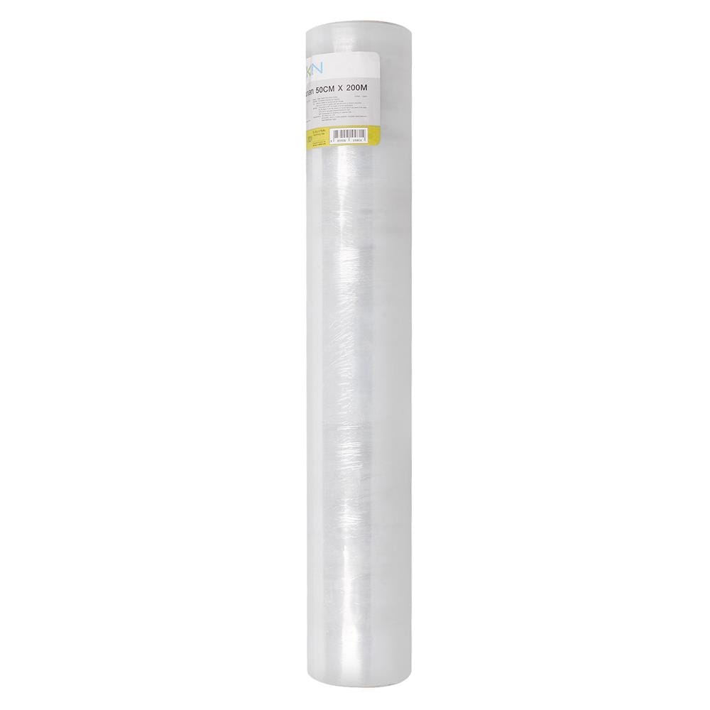 ฟิล์มยืดพันพาเลท PACK IN 15 ไมครอน 50 ซม. X 200 ม. สีใส