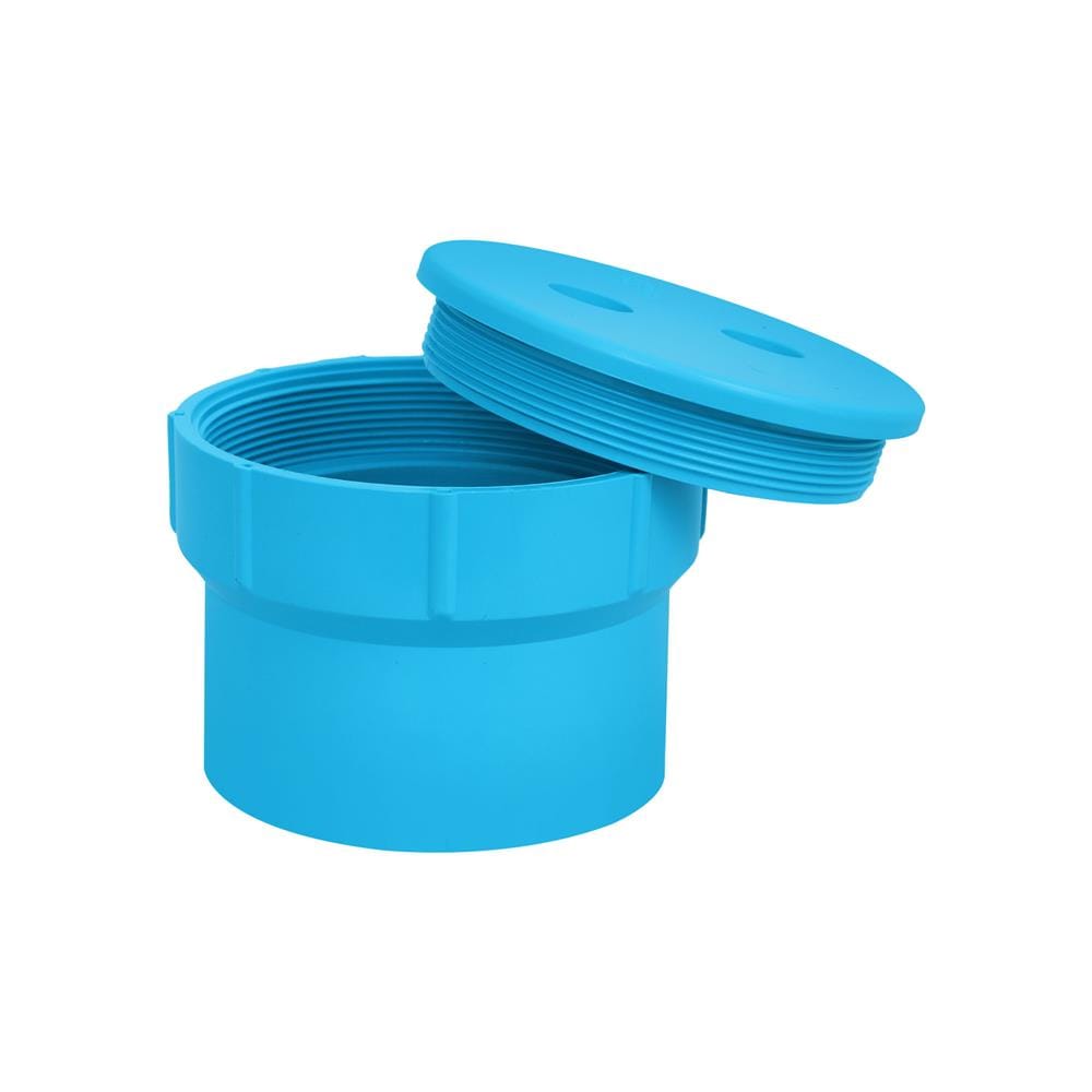 ท่อสั้นฝาปิดเกลียว PVC SCG 100 4 นิ้ว