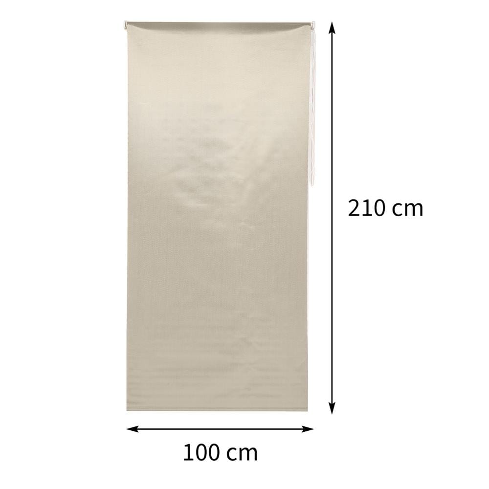 ผ้าม่านม้วน HOME LIVING STYLE RIPPLE 100X210 ซม. สีน้ำตาล