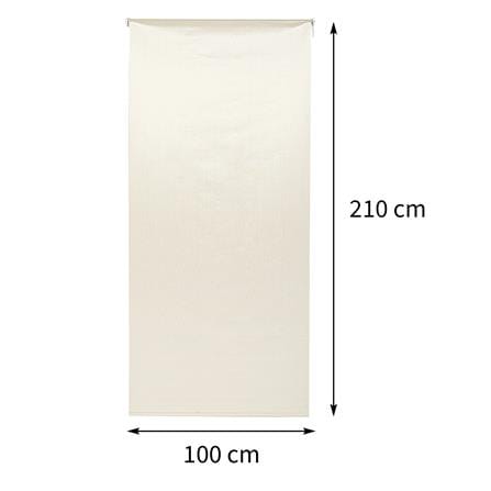 ผ้าม่านม้วน HOME LIVING STYLE RIPPLE 100X210 ซม. สีครีม_4