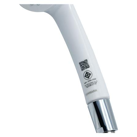 ชุดฝักบัวสายอ่อน 1 ระดับ DONMARK CD-18W สีขาว_1