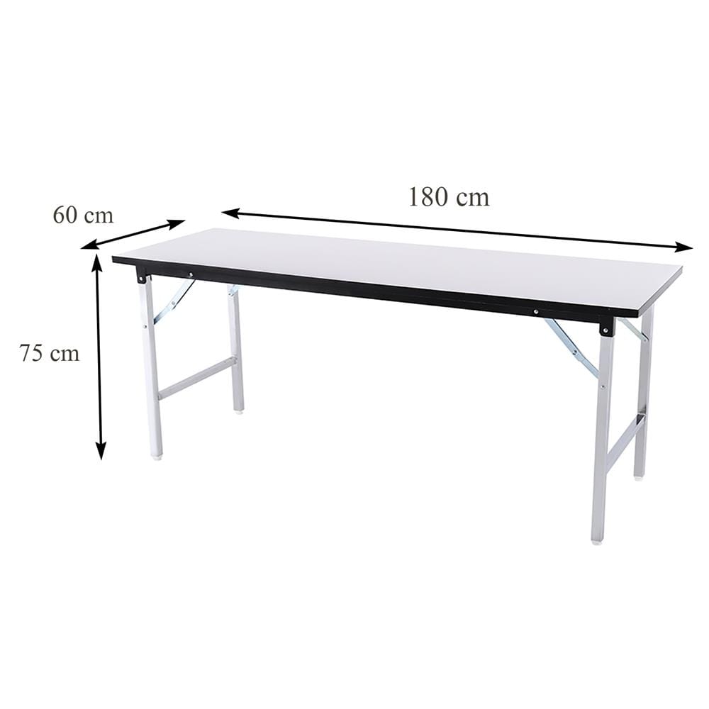 โต๊ะอเนกประสงค์เหลี่ยม CDD T60180 สีขาว