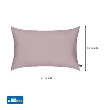 หมอนหนุน ใยสังเคราะห์ ME LIVING 18x28 นิ้ว สีน้ำตาล_5