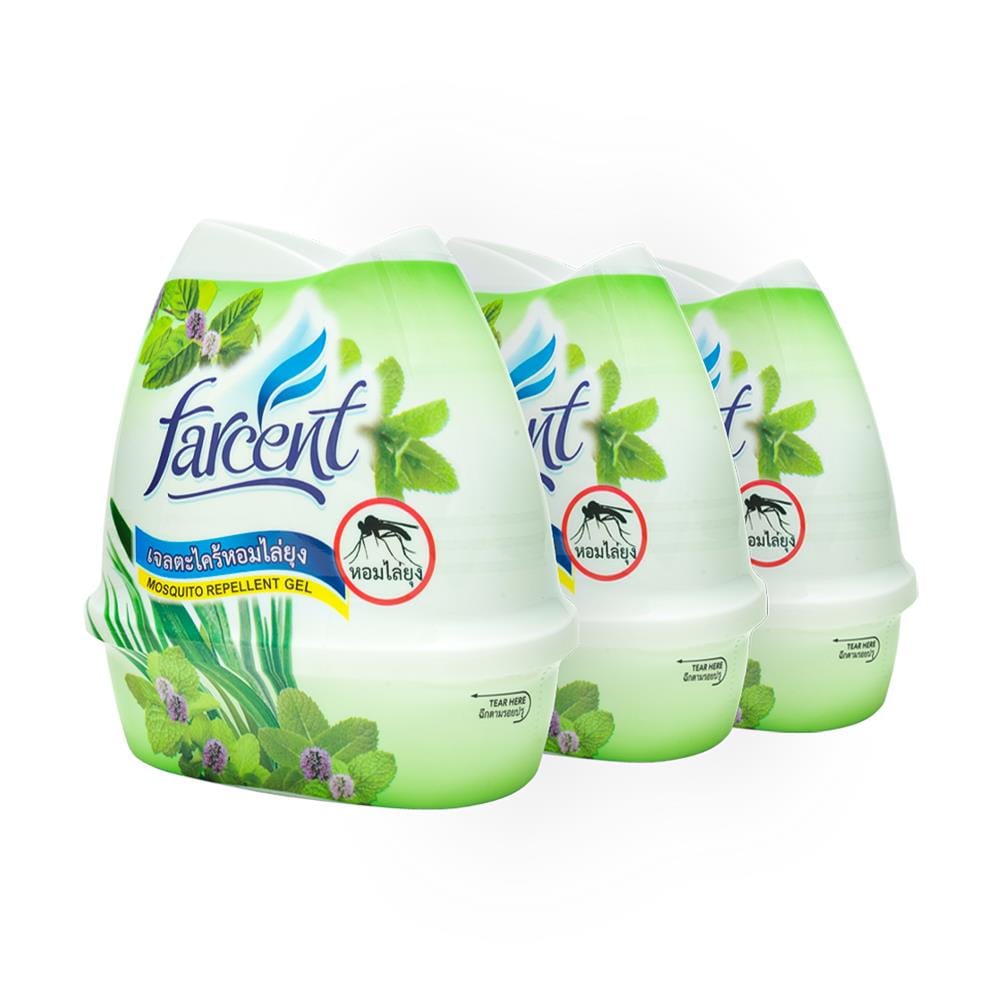 เจลปรับอากาศ FARCENT  200g แพ็ค 3 LEMON GRASS