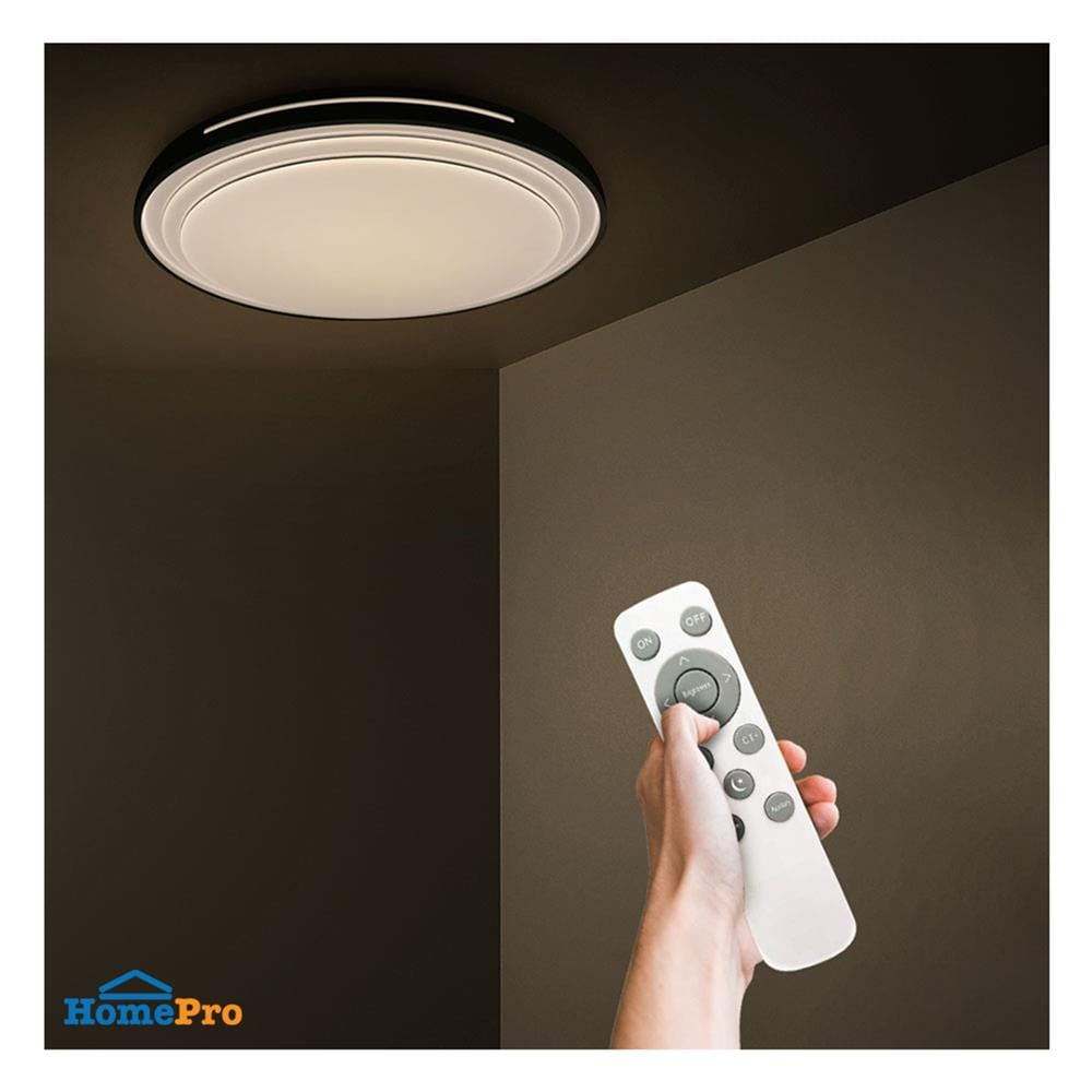 ไฟเพดาน LED NAGAS CLARA REMOTE 20 นิ้ว 42 วัตต์ DAYLIGHT/COOL WHITE/WARM WHITE สีขาว