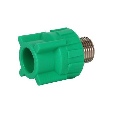 ข้อต่อตรงเกลียวนอก PP-R GREAN PIPE D20 1/2 นิ้ว_0