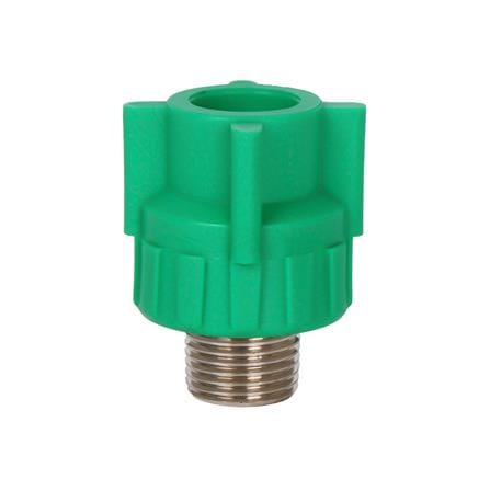 ข้อต่อตรงเกลียวนอก PP-R GREAN PIPE D20 1/2 นิ้ว_1