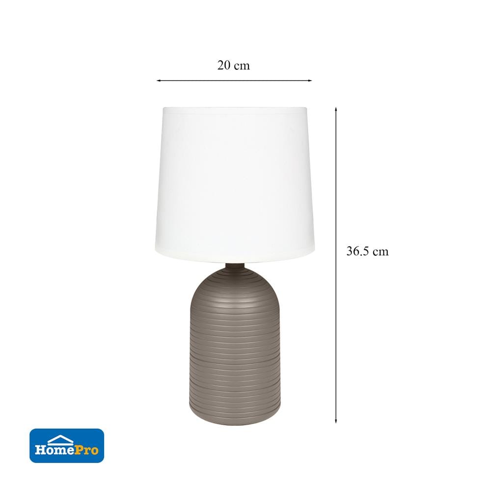 ไฟตั้งโต๊ะ CARINI CONTEMPORARY AT15291TP สีขาว/สีน้ำตาล