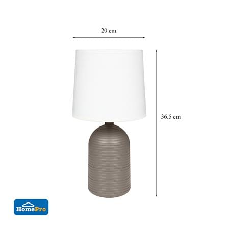 ไฟตั้งโต๊ะ CARINI CONTEMPORARY AT15291TP สีขาว/สีน้ำตาล_3