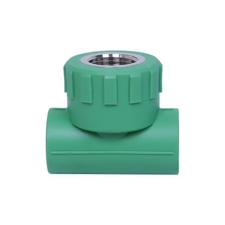 ข้อต่อท่อสามทางเกลียวใน PP-R GREAN PIPE 1/2 นิ้ว สีเขียว_1