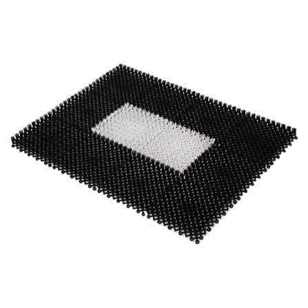 พรมเช็ดเท้าดักฝุ่น HOME LIVING STYLE GRATE 42X56 ซม. สีดำ_1