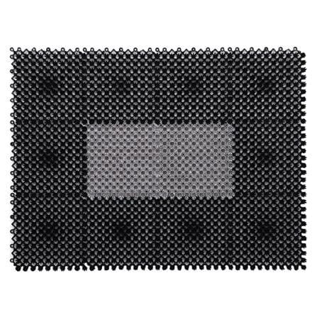 พรมเช็ดเท้าดักฝุ่น HOME LIVING STYLE GRATE 42X56 ซม. สีดำ_2