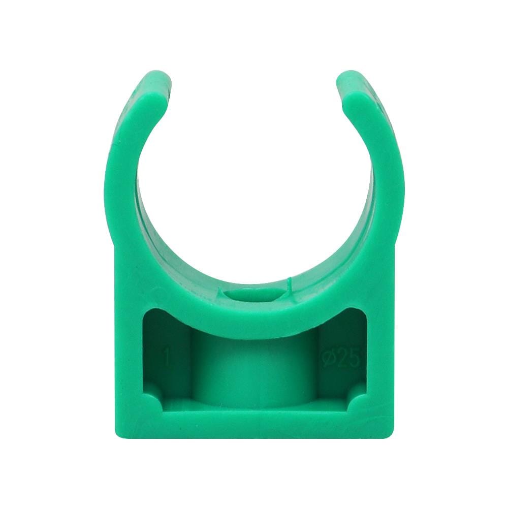คลิปก้ามปูสั้น PP-R GREAN PIPE D25 3/4 นิ้ว สีเขียว