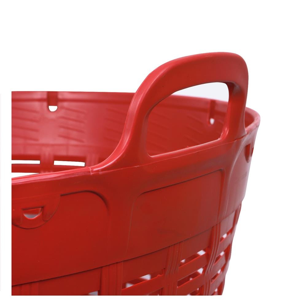 เข่งพลาสติก BIG ONE COPO 701 เบอร์ 1 66X66X53 ซม. สีแดง