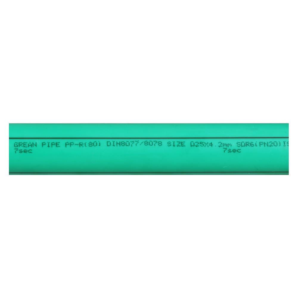 ท่อน้ำร้อน PP-R GREAN PIPE SDR6&nbsp;D25 3/4 นิ้ว 4 ม.