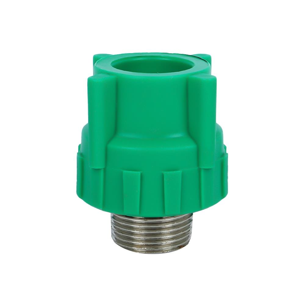 ข้อต่อตรงเกลียวนอก&nbsp;PP-R GREAN PIPE&nbsp;D25 3/4 นิ้ว